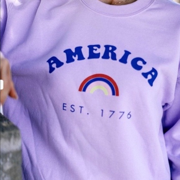 Lavander America EST Sweater - Picture 3 of 4